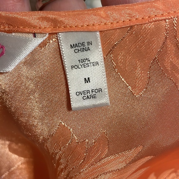 Vintage Victoria's Secret Sherbet Satin Tank Top, 90s, Medium - Picture 6 of 6